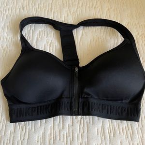 Pink sport bra